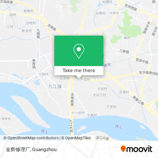 金辉修理厂 map