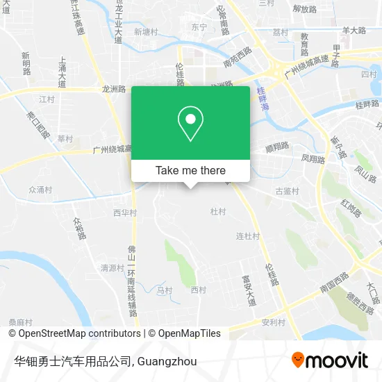 华钿勇士汽车用品公司 map