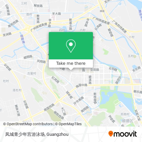 凤城青少年宫游泳场 map