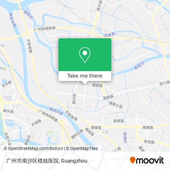 广州市南沙区榄核医院 map