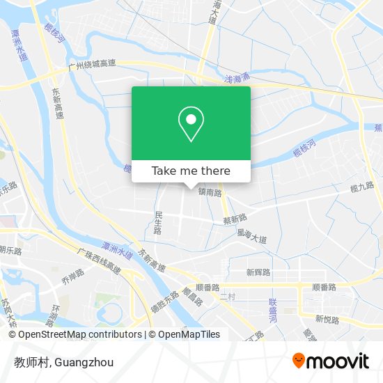 教师村 map