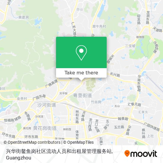 兴华街鳌鱼岗社区流动人员和出租屋管理服务站 map