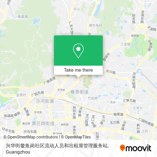 兴华街鳌鱼岗社区流动人员和出租屋管理服务站 map