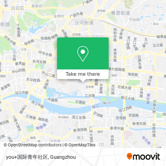you+国际青年社区 map