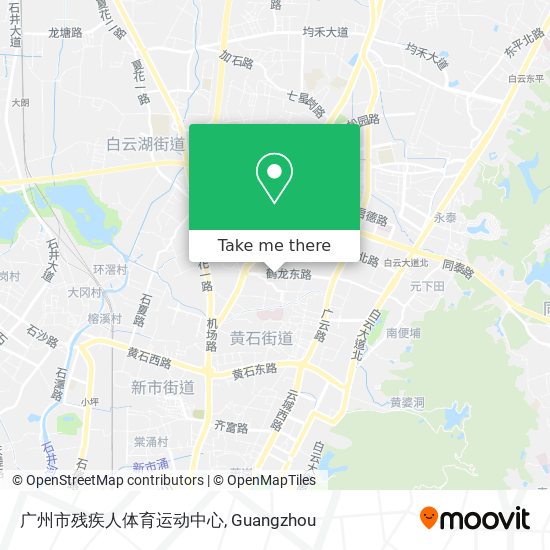 广州市残疾人体育运动中心 map