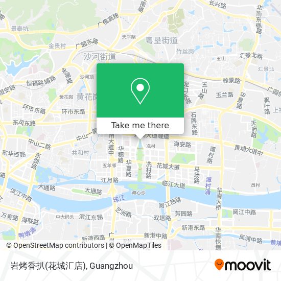 岩烤香扒(花城汇店) map