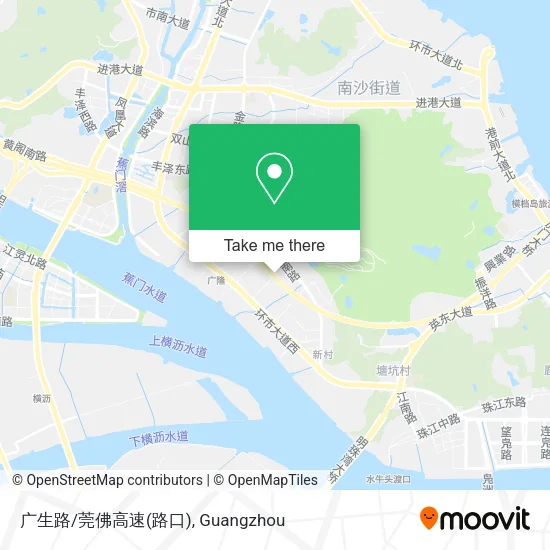 广生路/莞佛高速(路口) map