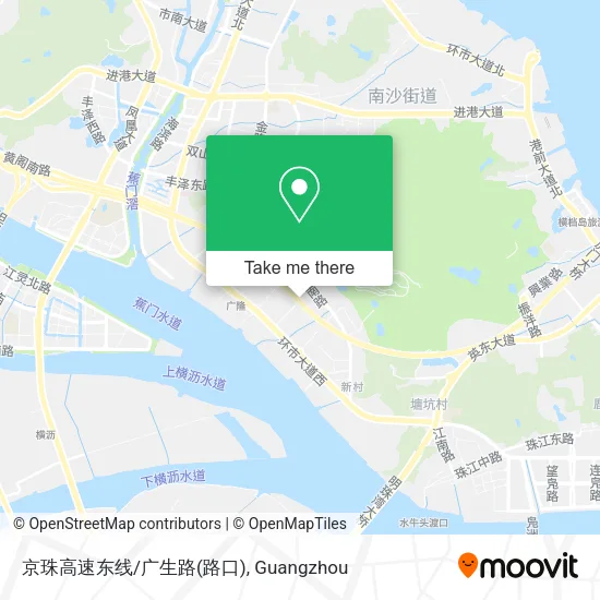 京珠高速东线/广生路(路口) map