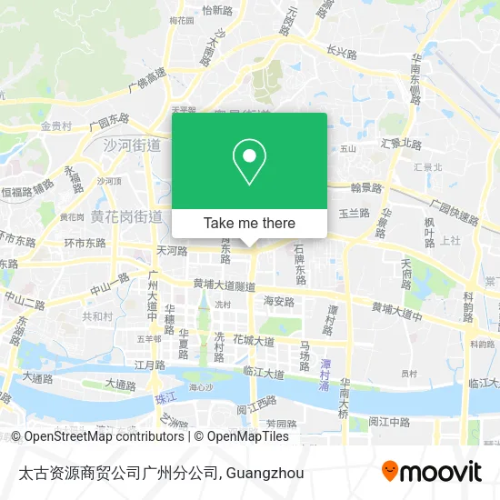 太古资源商贸公司广州分公司 map