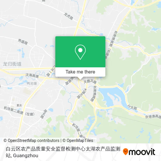 白云区农产品质量安全监督检测中心太湖农产品监测站 map