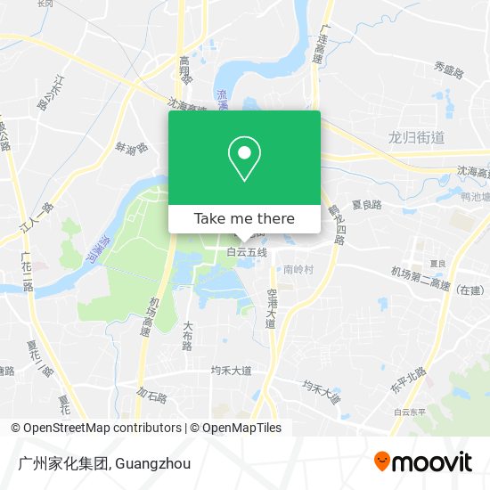 广州家化集团 map
