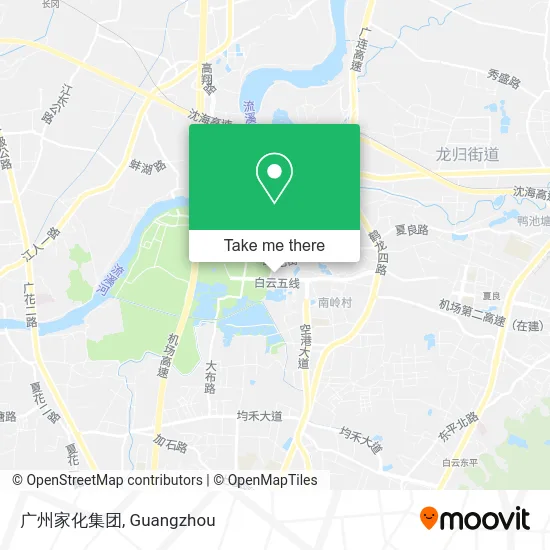 广州家化集团 map