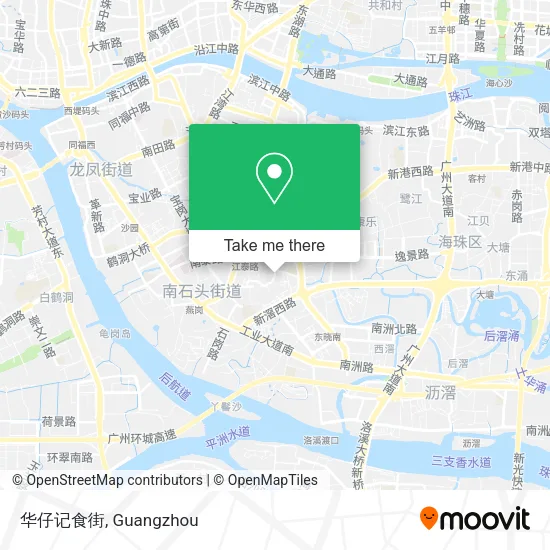 华仔记食街 map
