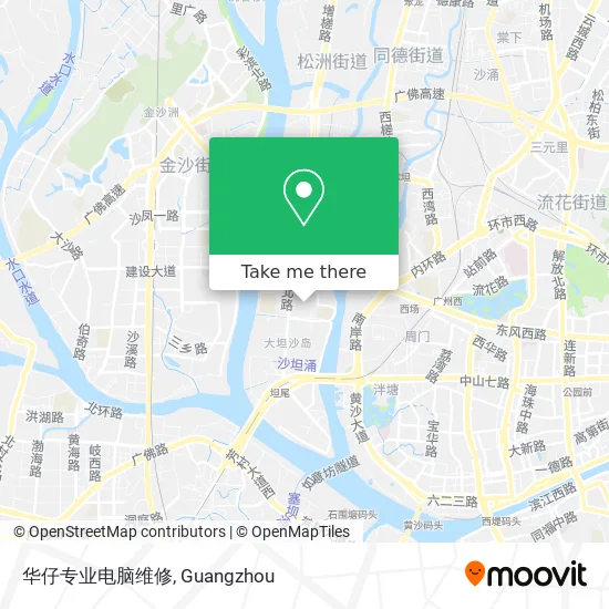 华仔专业电脑维修 map