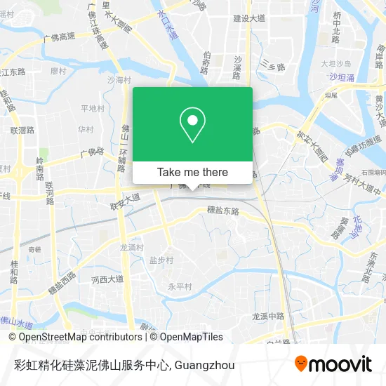 彩虹精化硅藻泥佛山服务中心 map