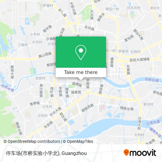 停车场(市桥实验小学北) map