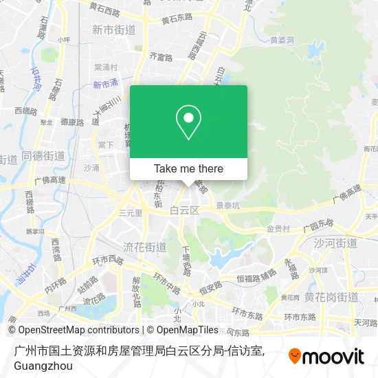 广州市国土资源和房屋管理局白云区分局-信访室 map