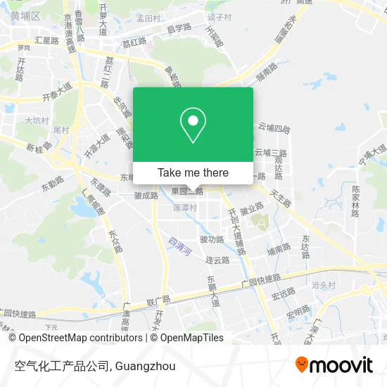 空气化工产品公司 map