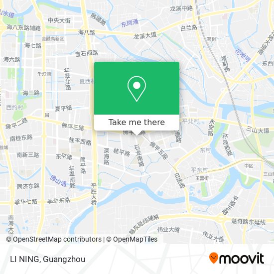LI NING map