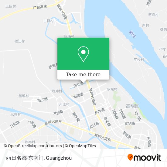 丽日名都-东南门 map