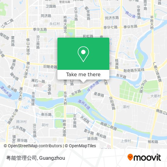 粤能管理公司 map