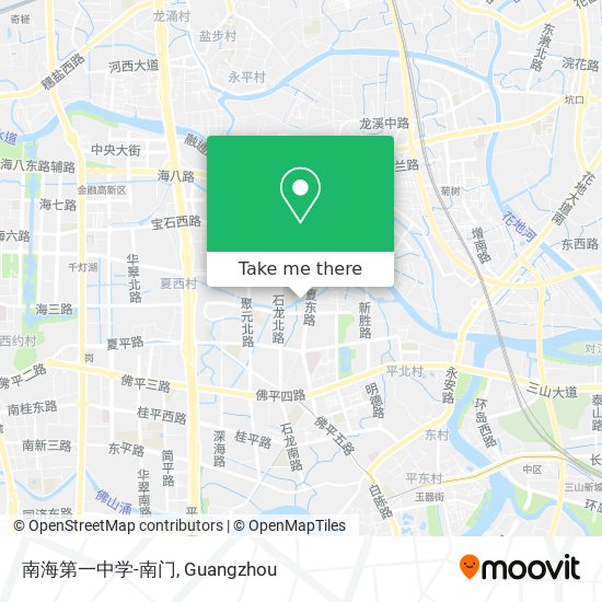 南海第一中学-南门 map