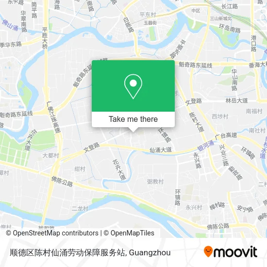 顺德区陈村仙涌劳动保障服务站 map