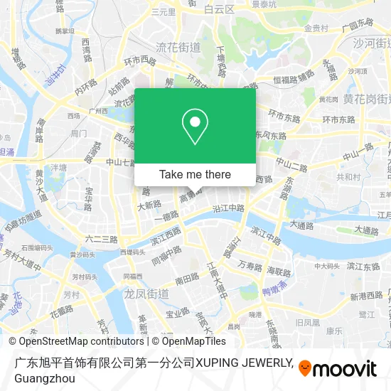 广东旭平首饰有限公司第一分公司XUPING JEWERLY map