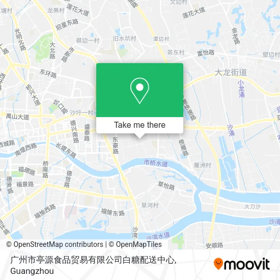 广州市亭源食品贸易有限公司白糖配送中心 map