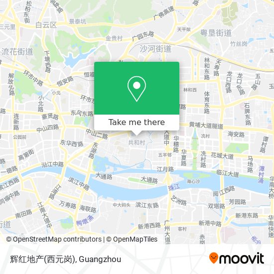 辉红地产(西元岗) map