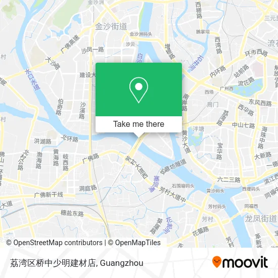 荔湾区桥中少明建材店 map