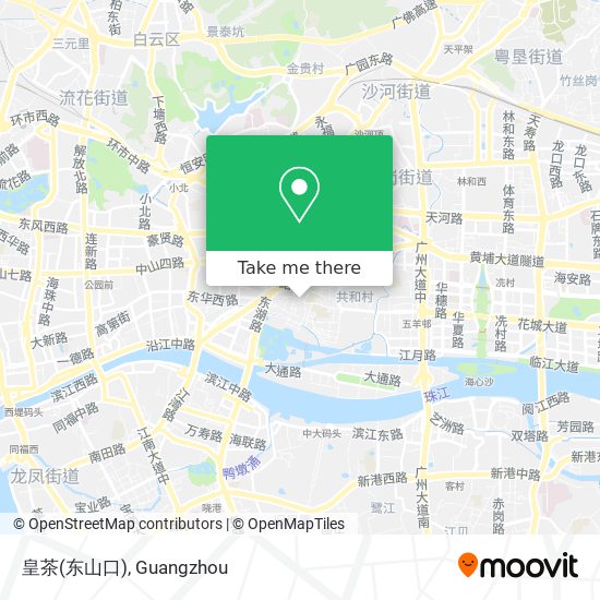 皇茶(东山口) map