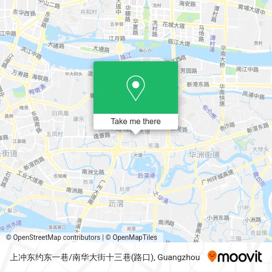 上冲东约东一巷/南华大街十三巷(路口) map