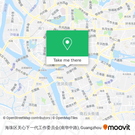 海珠区关心下一代工作委员会(南华中路) map
