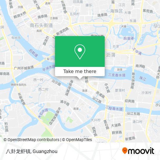 八卦龙虾镇 map