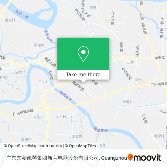 广东东菱凯琴集团新宝电器股份有限公司 map