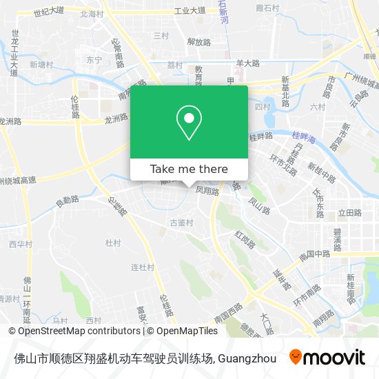 佛山市顺德区翔盛机动车驾驶员训练场 map