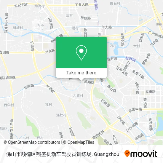 佛山市顺德区翔盛机动车驾驶员训练场 map