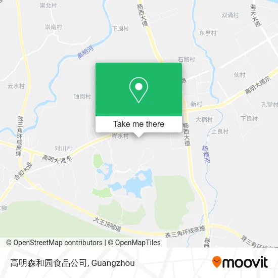 高明森和园食品公司 map