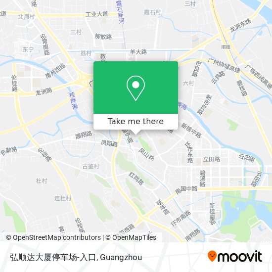 弘顺达大厦停车场-入口 map