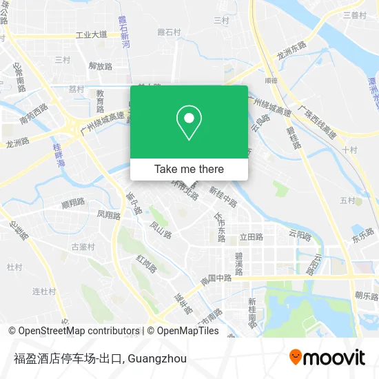 福盈酒店停车场-出口 map
