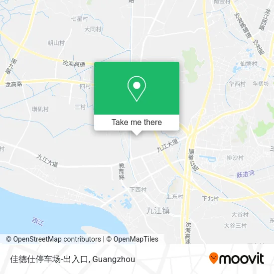佳德仕停车场-出入口 map