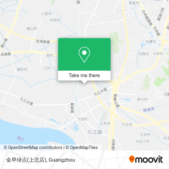 金早绿点(上北店) map
