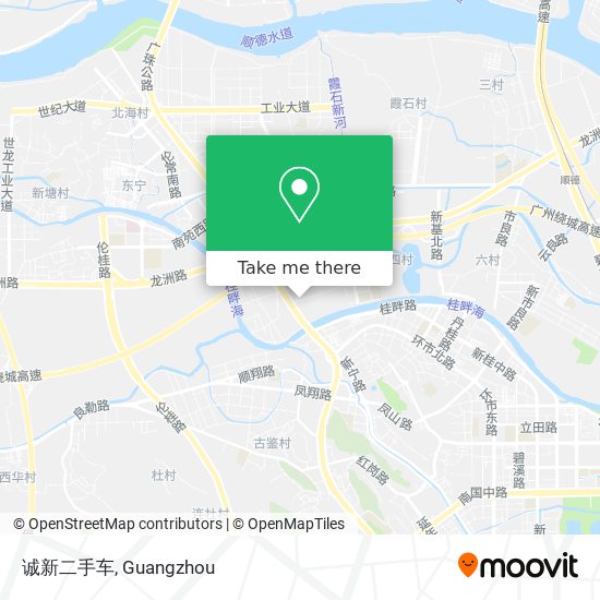 诚新二手车 map