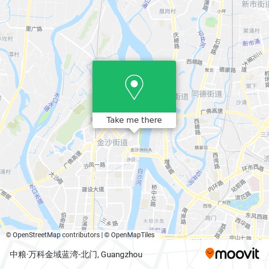 中粮·万科金域蓝湾-北门 map