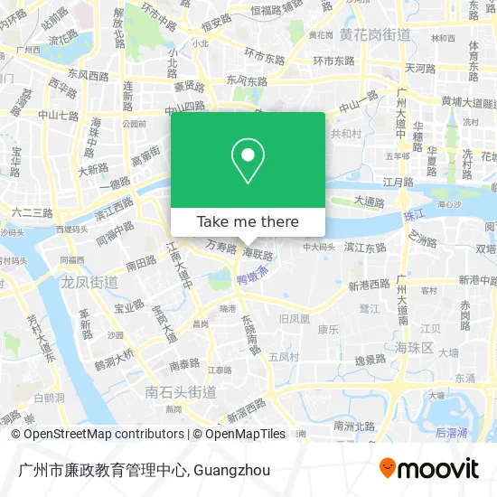 广州市廉政教育管理中心 map