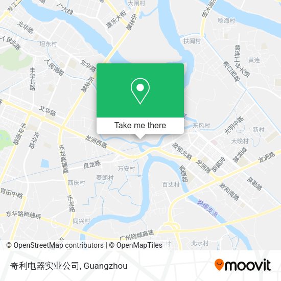 奇利电器实业公司 map