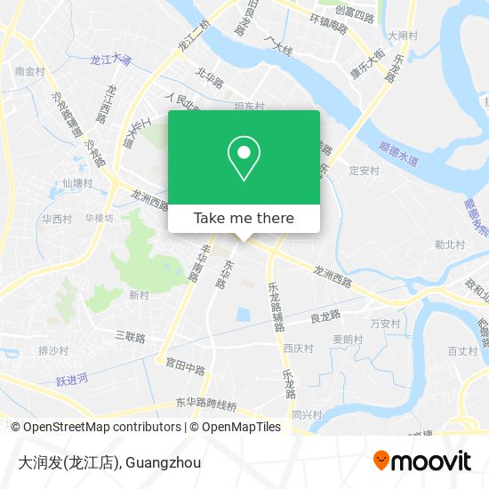 大润发(龙江店) map