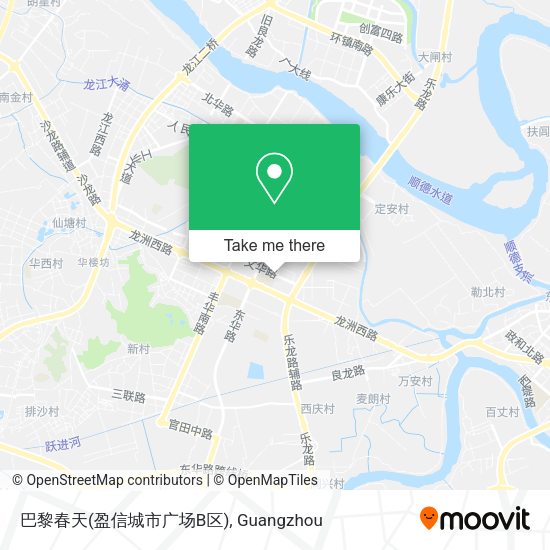 巴黎春天(盈信城市广场B区) map