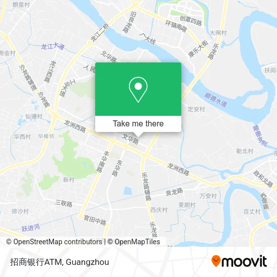 招商银行ATM map